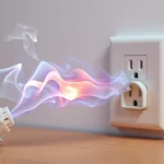 burning smell from outlet Enid